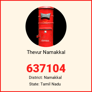 Thevur Namakkal pin code, district Namakkal in Tamil Nadu