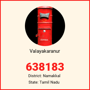 Valayakaranur pin code, district Namakkal in Tamil Nadu