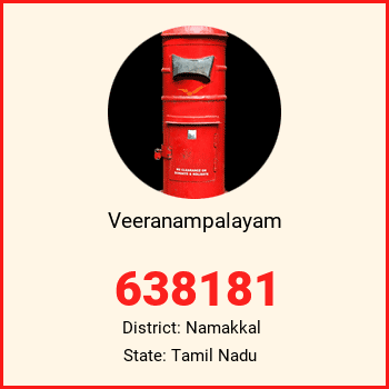 Veeranampalayam pin code, district Namakkal in Tamil Nadu
