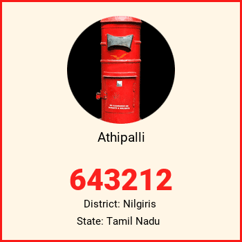 Athipalli pin code, district Nilgiris in Tamil Nadu