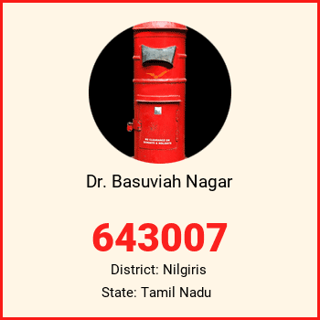 Dr. Basuviah Nagar pin code, district Nilgiris in Tamil Nadu