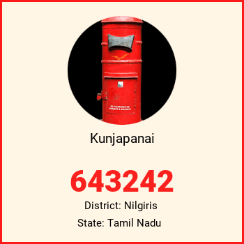 Kunjapanai pin code, district Nilgiris in Tamil Nadu