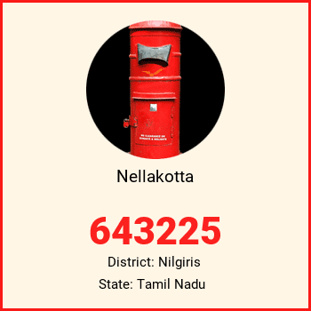 Nellakotta pin code, district Nilgiris in Tamil Nadu
