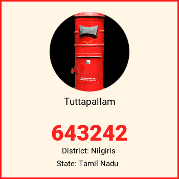 Tuttapallam pin code, district Nilgiris in Tamil Nadu