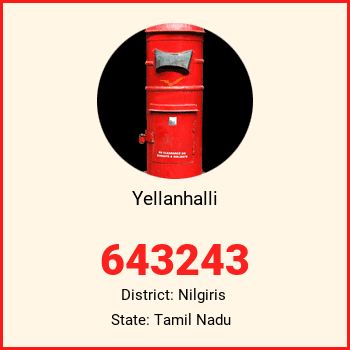 Yellanhalli pin code, district Nilgiris in Tamil Nadu