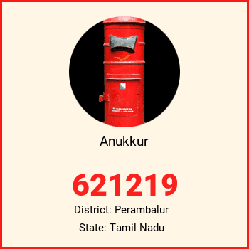 Anukkur pin code, district Perambalur in Tamil Nadu