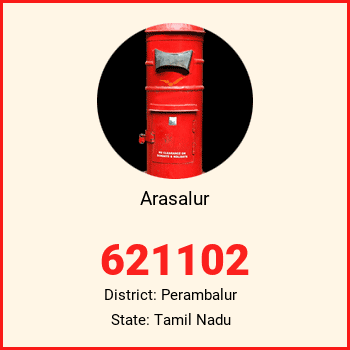 Arasalur pin code, district Perambalur in Tamil Nadu