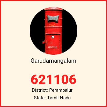 Garudamangalam pin code, district Perambalur in Tamil Nadu