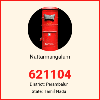 Nattarmangalam pin code, district Perambalur in Tamil Nadu