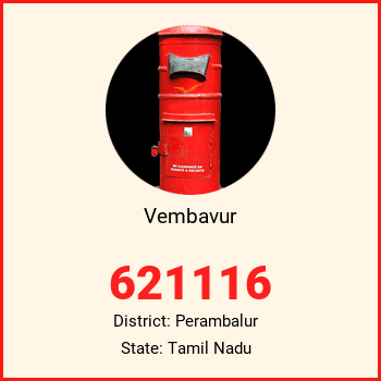 Vembavur pin code, district Perambalur in Tamil Nadu
