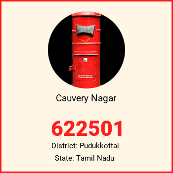 Cauvery Nagar pin code, district Pudukkottai in Tamil Nadu