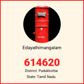 Edayathimangalam pin code, district Pudukkottai in Tamil Nadu