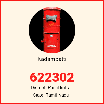 Kadampatti pin code, district Pudukkottai in Tamil Nadu