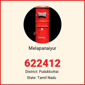Melapanaiyur pin code, district Pudukkottai in Tamil Nadu
