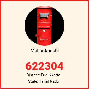Mullankurichi pin code, district Pudukkottai in Tamil Nadu