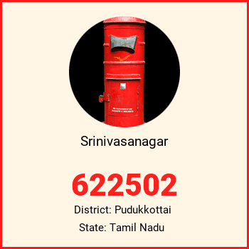 Srinivasanagar pin code, district Pudukkottai in Tamil Nadu
