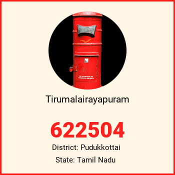 Tirumalairayapuram pin code, district Pudukkottai in Tamil Nadu