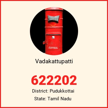Vadakattupatti pin code, district Pudukkottai in Tamil Nadu