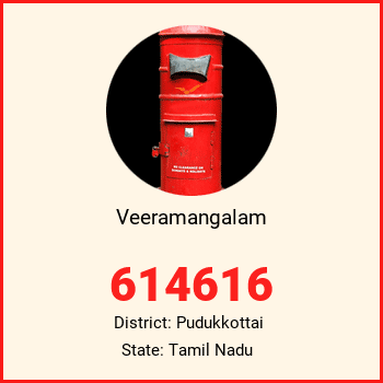 Veeramangalam pin code, district Pudukkottai in Tamil Nadu