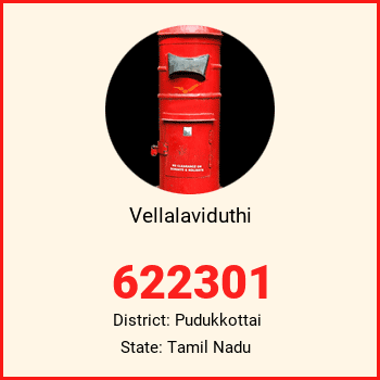 Vellalaviduthi pin code, district Pudukkottai in Tamil Nadu