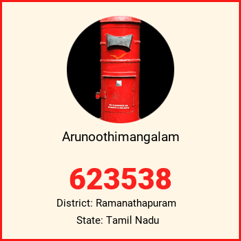 Arunoothimangalam pin code, district Ramanathapuram in Tamil Nadu