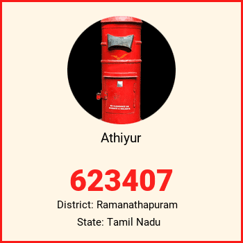 Athiyur pin code, district Ramanathapuram in Tamil Nadu