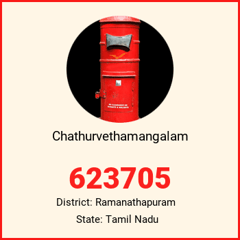 Chathurvethamangalam pin code, district Ramanathapuram in Tamil Nadu