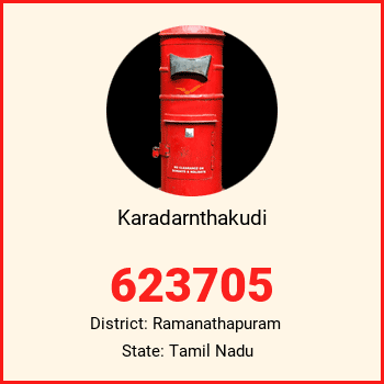 Karadarnthakudi pin code, district Ramanathapuram in Tamil Nadu