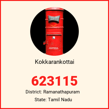 Kokkarankottai pin code, district Ramanathapuram in Tamil Nadu