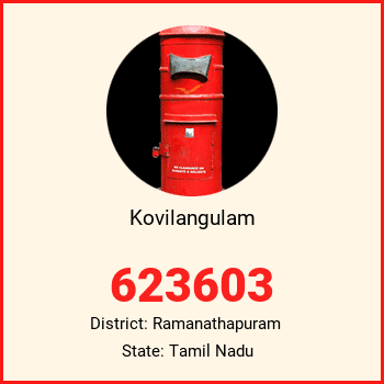 Kovilangulam pin code, district Ramanathapuram in Tamil Nadu