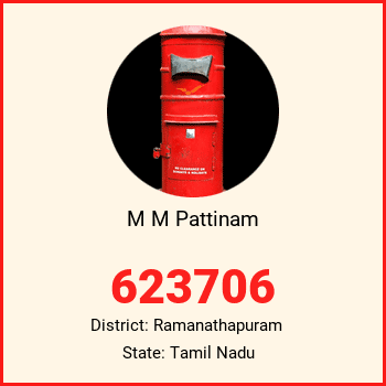 M M Pattinam pin code, district Ramanathapuram in Tamil Nadu