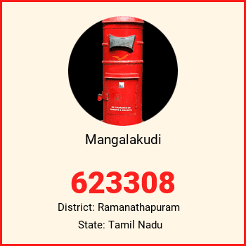 Mangalakudi pin code, district Ramanathapuram in Tamil Nadu
