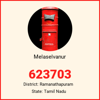 Melaselvanur pin code, district Ramanathapuram in Tamil Nadu
