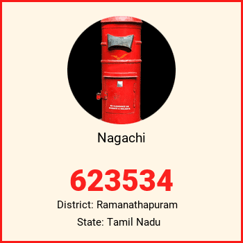 Nagachi pin code, district Ramanathapuram in Tamil Nadu