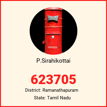 P.Sirahikottai pin code, district Ramanathapuram in Tamil Nadu