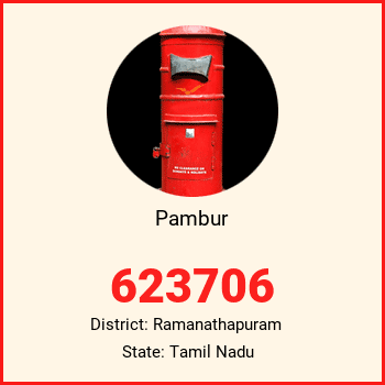 Pambur pin code, district Ramanathapuram in Tamil Nadu