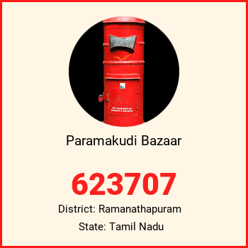 Paramakudi Bazaar pin code, district Ramanathapuram in Tamil Nadu