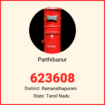 Parthibanur pin code, district Ramanathapuram in Tamil Nadu
