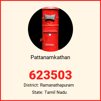 Pattanamkathan pin code, district Ramanathapuram in Tamil Nadu