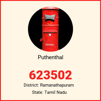 Puthenthal pin code, district Ramanathapuram in Tamil Nadu