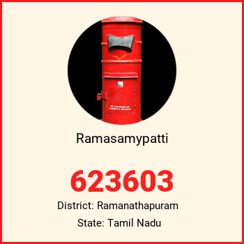 Ramasamypatti pin code, district Ramanathapuram in Tamil Nadu