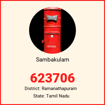 Sambakulam pin code, district Ramanathapuram in Tamil Nadu