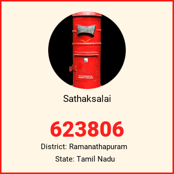 Sathaksalai pin code, district Ramanathapuram in Tamil Nadu