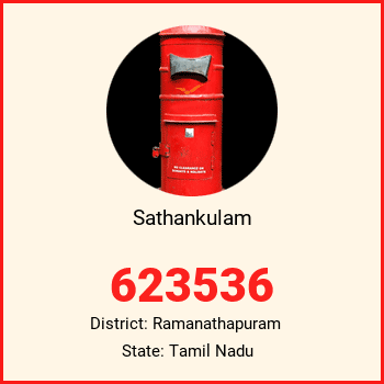 Sathankulam pin code, district Ramanathapuram in Tamil Nadu