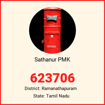 Sathanur PMK pin code, district Ramanathapuram in Tamil Nadu