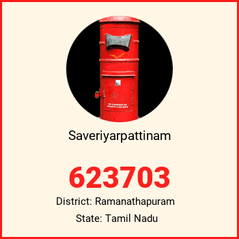 Saveriyarpattinam pin code, district Ramanathapuram in Tamil Nadu