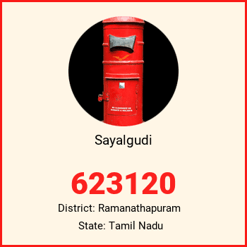 Sayalgudi pin code, district Ramanathapuram in Tamil Nadu