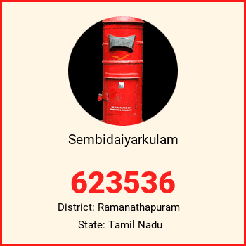 Sembidaiyarkulam pin code, district Ramanathapuram in Tamil Nadu