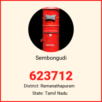 Sembongudi pin code, district Ramanathapuram in Tamil Nadu