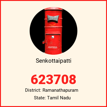 Senkottaipatti pin code, district Ramanathapuram in Tamil Nadu